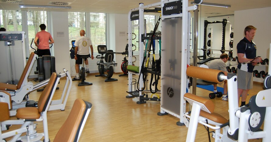 Der neue Fitnessraum wird von den Mitarbeiterinnen und Mitarbeitern des DOSB und der Verbände im Haus des deutschen Sports bereits gut angenommen. Foto: DOSB